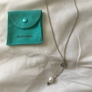 Tiffany & Co Open Heart Lariat Necklace